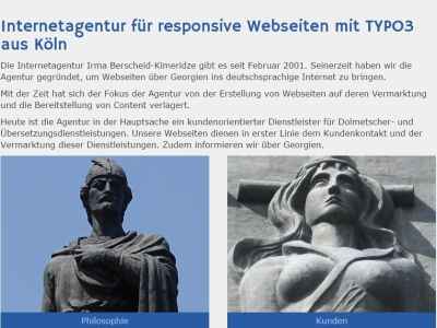 Referenz Thomas Berscheid - Relaunch Webseite Agentur IBK TYPO3 7.6 Extension Extbase Fluid Slider jQuery CSS TypoScript responsiv Datenbanken Blog Suchfunktion Formular