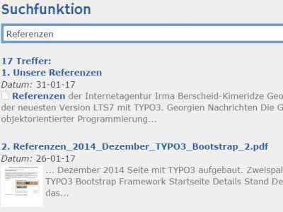 Referenz Thomas Berscheid - Relaunch Webseite Bootstrap Agentur IBK TYPO3 7.6 Extension Extbase Fluid Slider jQuery CSS TypoScript responsiv Datenbanken Blog Suchfunktion Formular