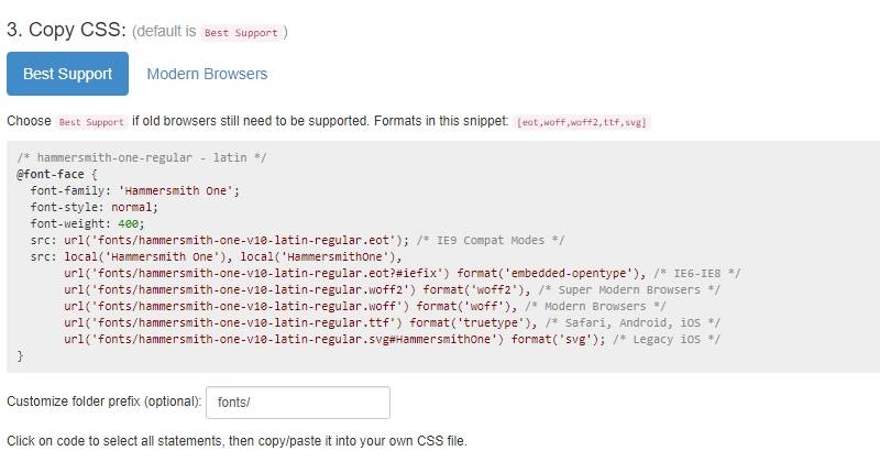 CSS Code für eigenes Style Sheet kopieren ✔ TYPO3 Snippets: Google Fonts lokal einbinden ✔ Schriftarten in CSS lokal speichern ✔ Datenschutz: DSGVO und EU Cookie Richtlinie auf Webseite umsetzen